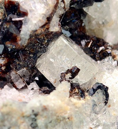 Nepheline - Monte Somma, Somma-Vesuvius Complex, Naples Province, Campania, Italy (TYPE LOCALITY)