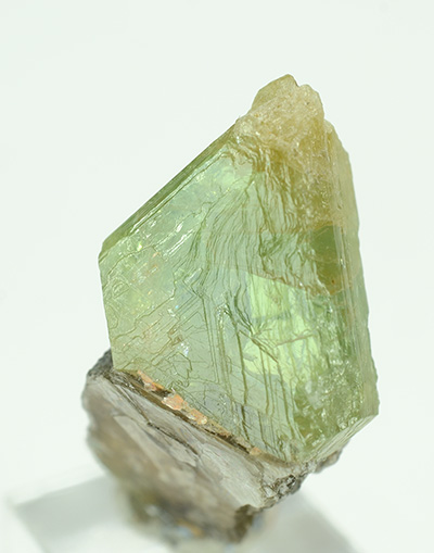Chrysoberyl on Muscovite - Rio das Pratinhas, Arataca, Bahia, Brazil