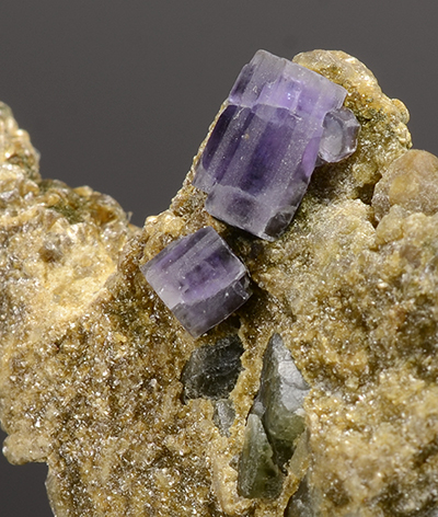 Fluorapatite - Sauberg Mine, Ehrenfriedersdorf, Erzgebirge, Saxony, Germany (Co-Type Locality)