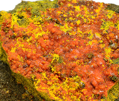 Pascoite - Vanadium Queen Mine, La Sal, La Sal District, San Juan Co., Utah, USA