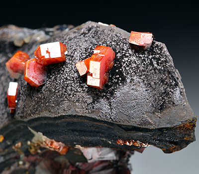Vanadinite - Taouz, Er Rachidia Province, Mekn�s-Tafilalet Region, Morocco