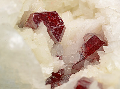Cinnabar on Dolomite - Tongren Mine, Tongren Co., Tongren Prefecture, Guizhou Province, China