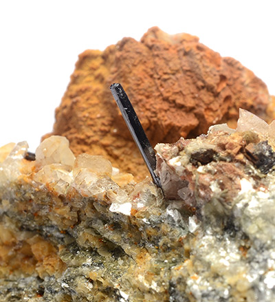 Rutile - Mt. Cervandone area, Devero Alp, Baceno, Devero Valley, Antigorio Valley, Ossola Valley, Verbano-Cusio-Ossola Province, Piedmont, Italy
