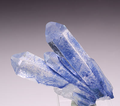 Quartz with Dumortierite inclusions - Vaca Morta quarry, Serra da Vereda, Boquira, Bahia, Brazil