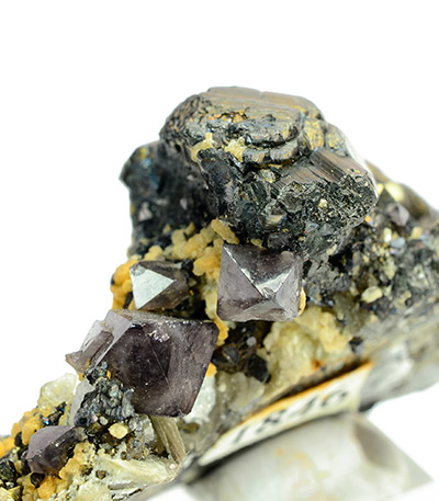 Stannite with Scheelite - Yaogangxian Mine, Yaogangxian W-Sn ore field, Yizhang Co., Chenzhou Prefecture, Hunan Province, China