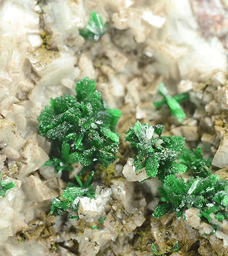 Malachite  - Tsumeb mine, Tsumeb, Otjikoto Region, Namibia