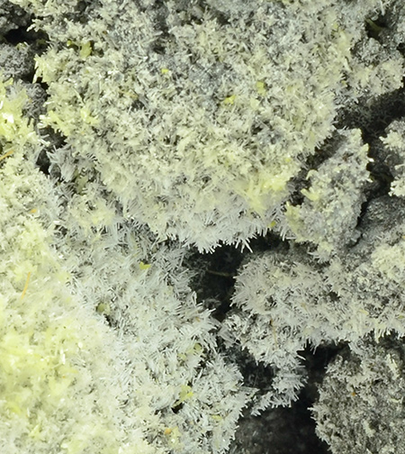 Pseudocotunnite with Challacolloite - La Fossa Crater, Vulcano Island, Lipari, Eolie Islands, Messina Province, Sicily, Italy