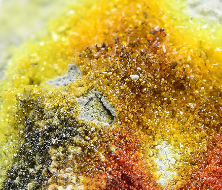 Challacollatite with Galenobismutite - La Fossa Crater, Vulcano Island, Lipari, Eolie Islands, Messina Province, Sicily, Italy