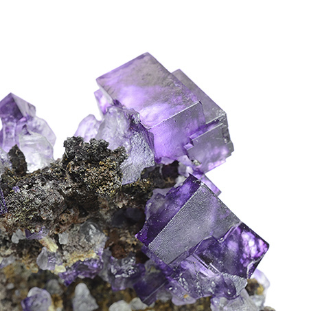 Fluorite - Elmwood mine, Carthage, Central Tennessee Ba-F-Pb-Zn District, Smith Co., Tennessee, USA