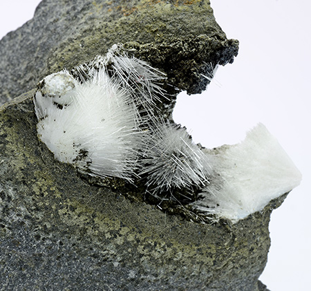 Natrolite - Altavilla Quarry, Altavilla Vicentina, Vicenza Province, Veneto, Italy
