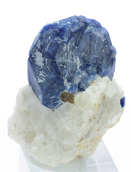 Lazurite PS after Sodalite - Sar-e Sang, Koksha valley, Badakhshan province, Afghanistan