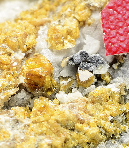 Fluorcalcioromeite - Grube Starlera, Val Starlera, Val Ferrera, Hinterrheintal, Graub�nden, Switzerland - TYPE LOCALITY