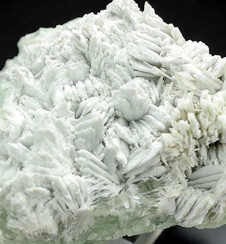 Tarbuttite coated with Hemimorphite - Skorpion Mine, Rosh Pinah, Oranjemund,Karas Region, Namibia