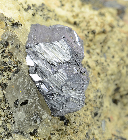 Molybdenite - Onganja mining area, Seeis, Windhoek Rural, Khomas Region, Namibia
