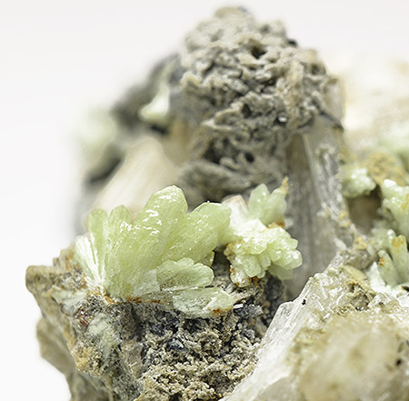 Sodalite, Ancylite, Rhodochrosite- Mt. Saint Hilaire - Quebec - Canada