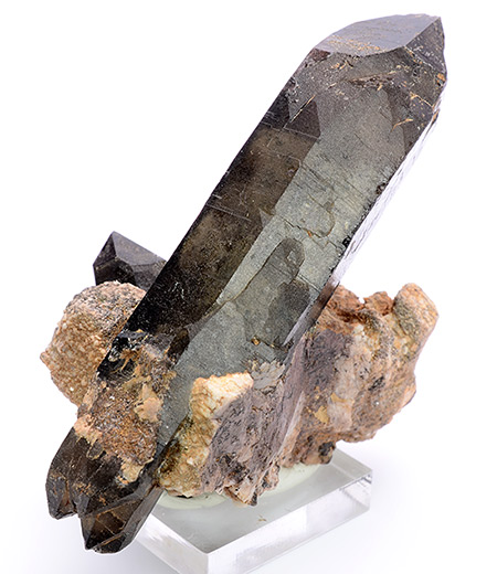 Quartz (Smocky) - Mount Sinai, South Sinai, Egypt