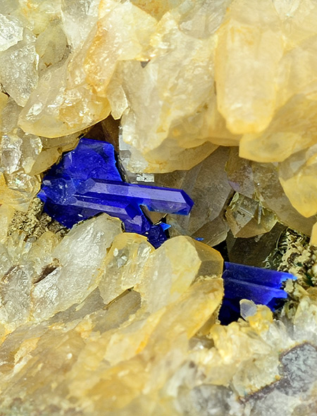 Linarite - Grand Reef Mine, Laurel Canyon, Grand Reef Mountain, Klondyke, Santa Teresa Mountains, Aravaipa Mining District, Graham Co., Arizona, USA