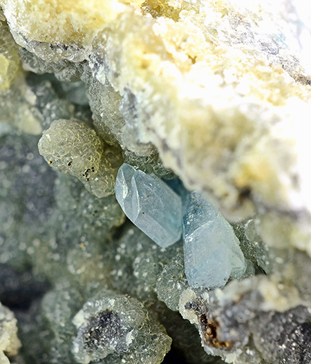 Kovdorskite - Kovdor Zheleznyi Mine, Kovdor Massif, Murmansk Oblast, Russia (TL)