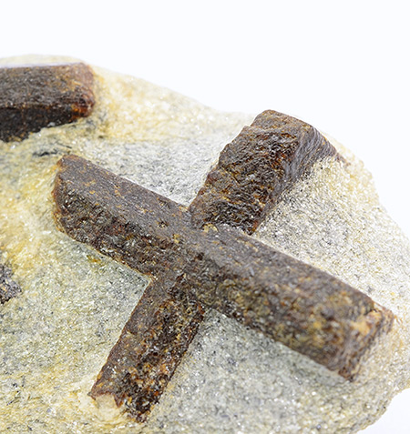 Staurolite - Semiostrov'e - Keivy Mountains - Kola Peninsula - Murmanskaja Oblast' - Northern Region - Russia