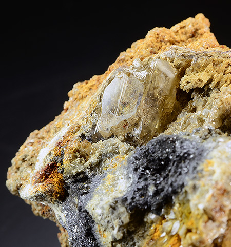 Phosgenite on Galena - Monteponi Mine, Iglesias, Carbonia-Iglesias Province, Sardinia, Italy