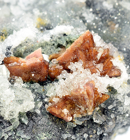 Genthelvite - Huanggang Fe-Sn deposit, Hexigten Banner, Ulanhad League, Inner Mongolia Autonomous Region, China