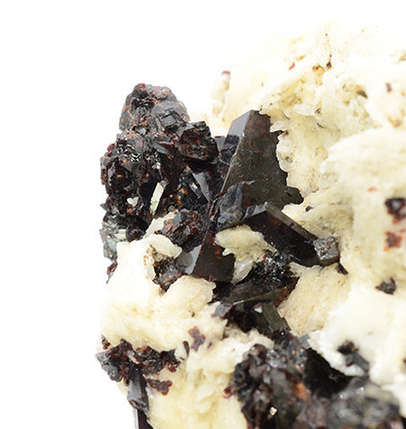 Manganoneptunite - Maly Mannepakhk Mt - Khibiny Massif - Murmansk Oblast - Russia  TYPE LOCALITY