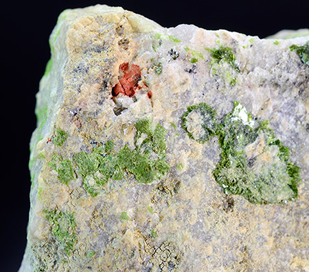 Lindgrenite - Inspiration Mine, Miami-Inspiration deposit, Inspiration, Miami-Inspiration District, Globe-Miami District, Gila Co., Arizona, USA