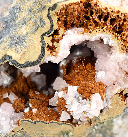 Caryopilite - N'Chwaning II Mine, N'Chwaning Mines, Kuruman, Kalahari manganese field, Northern Cape, South Africa