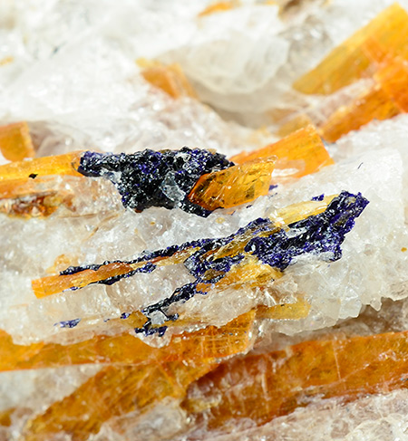 Yoderite with Kyanite - Mautia Hill, Kongwa, Kongwa District, Dodoma Region, Tanzania (TL)