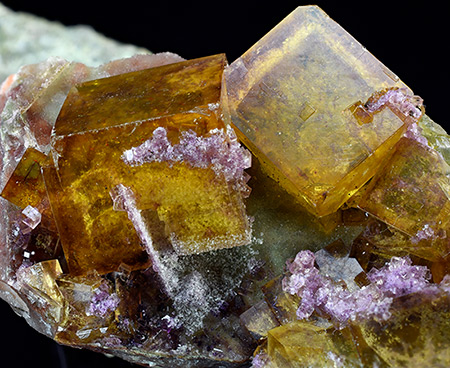 Fluorite - Bergm�nnisch Gl�ck Gegentrum Mine, Frohnau, Annaberg-Buchholz, Annaberg District, Erzgebirge, Saxony, Germany