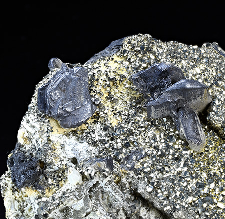 Andorite with Pyrite- San Jos� Mine, Oruro City, Cercado Province, Oruro, Bolivia