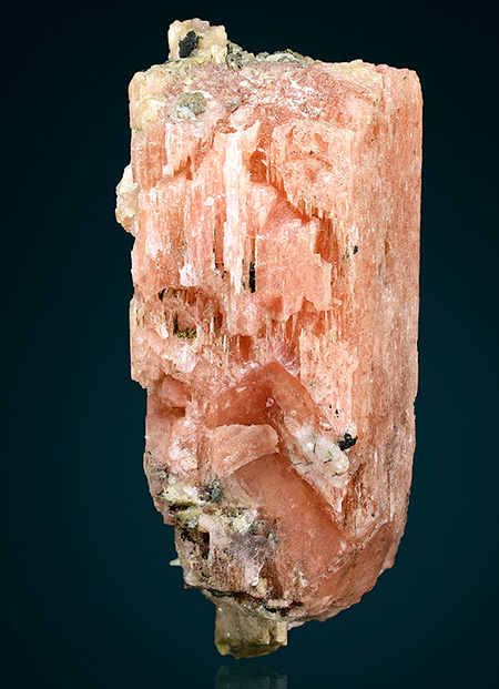 Serandite with Manganoneptunite - Poudrette quarry, Mont Saint-Hilaire, Qu�bec, Canada