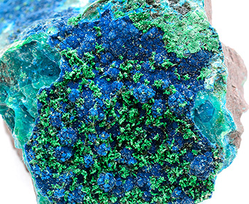 Cornetite - L'Etoile du Congo mine - Lubumbashi - Katanga Copper Crescent - Katanga - Zaire