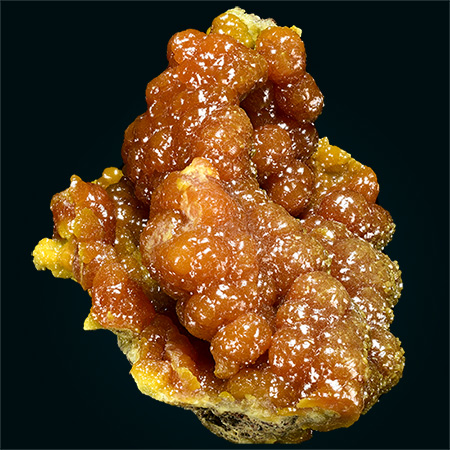 Pyromorphite - Bunker Hill Mine, Bunker Hill properties, Kellogg, Shoshone Co., Idaho, USA