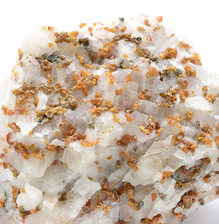 Chondrodite - Mansj�berg Limestone Quarries, Los, Ljusdal, G�vleborg County, Sweden