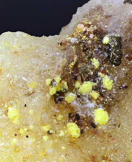 Iquiqueite on nitratine - Salar de Miraje, Mar�a Elena, Tocopilla Province, Antofagasta, Chile