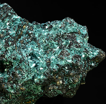 Botallackite - Cligga Head, Perranzabuloe, Cornwall, England