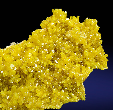 Pyromorphite - Bunker Hill Mine, Bunker Hill properties, Kellogg, Shoshone Co., Idaho, USA