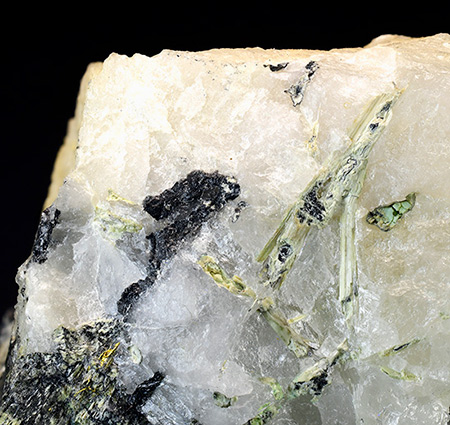 Aikinite altered to Bismutite with Gold - Ekateringburg, Berezovsk deposit, Beryozovsky, Sverdlovsk Oblast, Russia