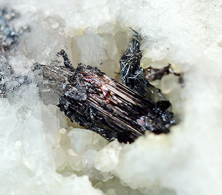 Lengenbachite with Dufr�noysite - Lengenbach Quarry - Binnatal - Wallais - Switzerland (Type Locality)
