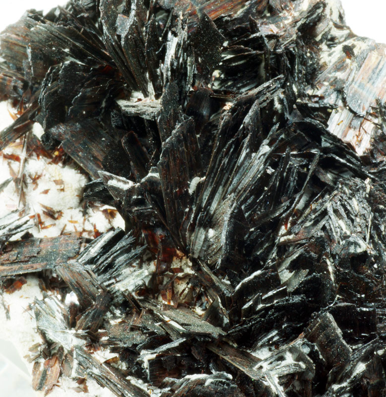 Hubnerite and Quartz - Adams Mountain, Silverton, Colorado, USA