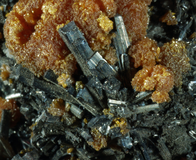 Hutchinsonite, Orpiment - Quiruvilca mine, Quiruvilca, La Libertad, Peru