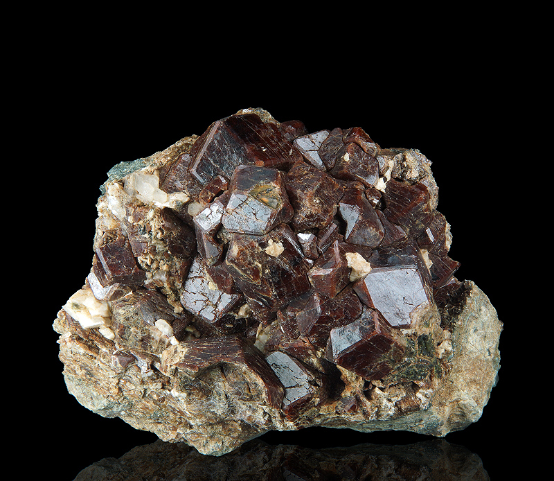 Andradite Garnet - Traversella, Piedmont, Italy