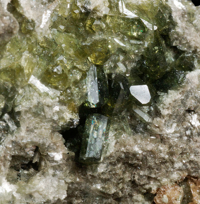 Diopside - Miount Vesuvius, ,Campania, Italy