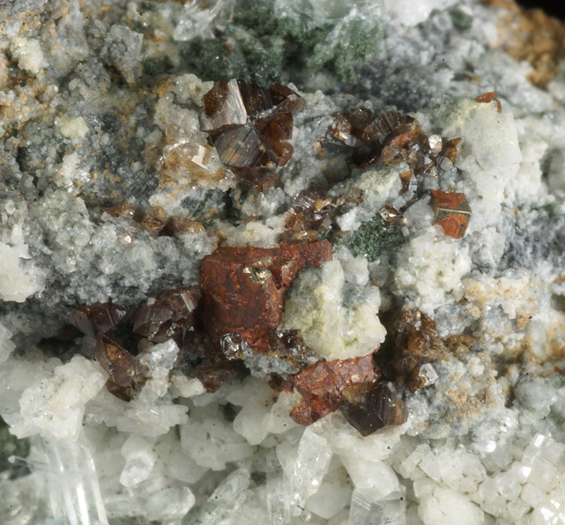Anatase, Pyrite, Quartz - Formazza Valley, Verbano-Cusio-Ossola, Piedmont, Italy