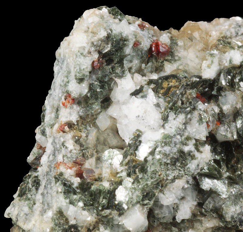 Anatase, Hessonite Garnet - Formazza Valley, Verbano-Cusio-Ossola, Piedmont, Italy