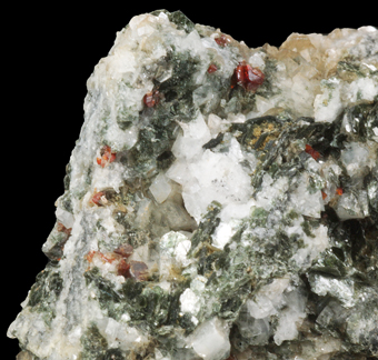 Anatase, Hessonite Garnet - Formazza Valley, Verbano-Cusio-Ossola, Piedmont, Italy