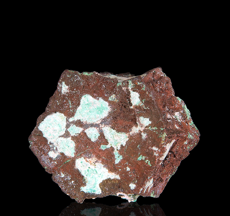 Copper psd after Aragonite - San Agust�n Mine, Corocoro, La Paz Department, Bolivia