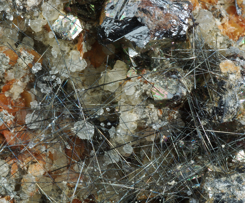 Boulangerite - Bottino Mine, Tuscany, Italy