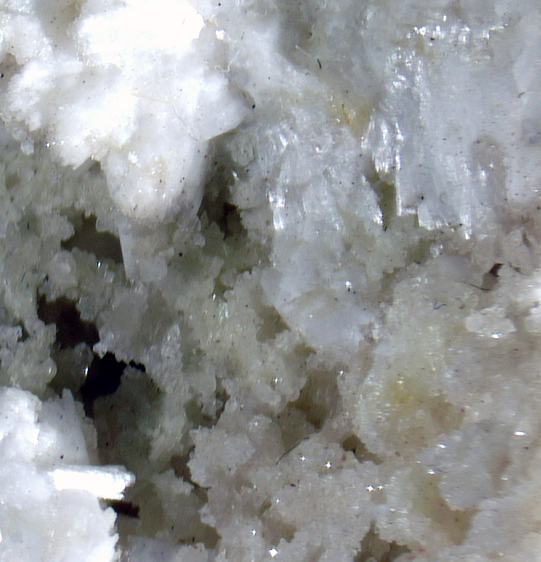 Gibbsite - Saga Pearl quarry, Tvedalen, Vestfold, Norway